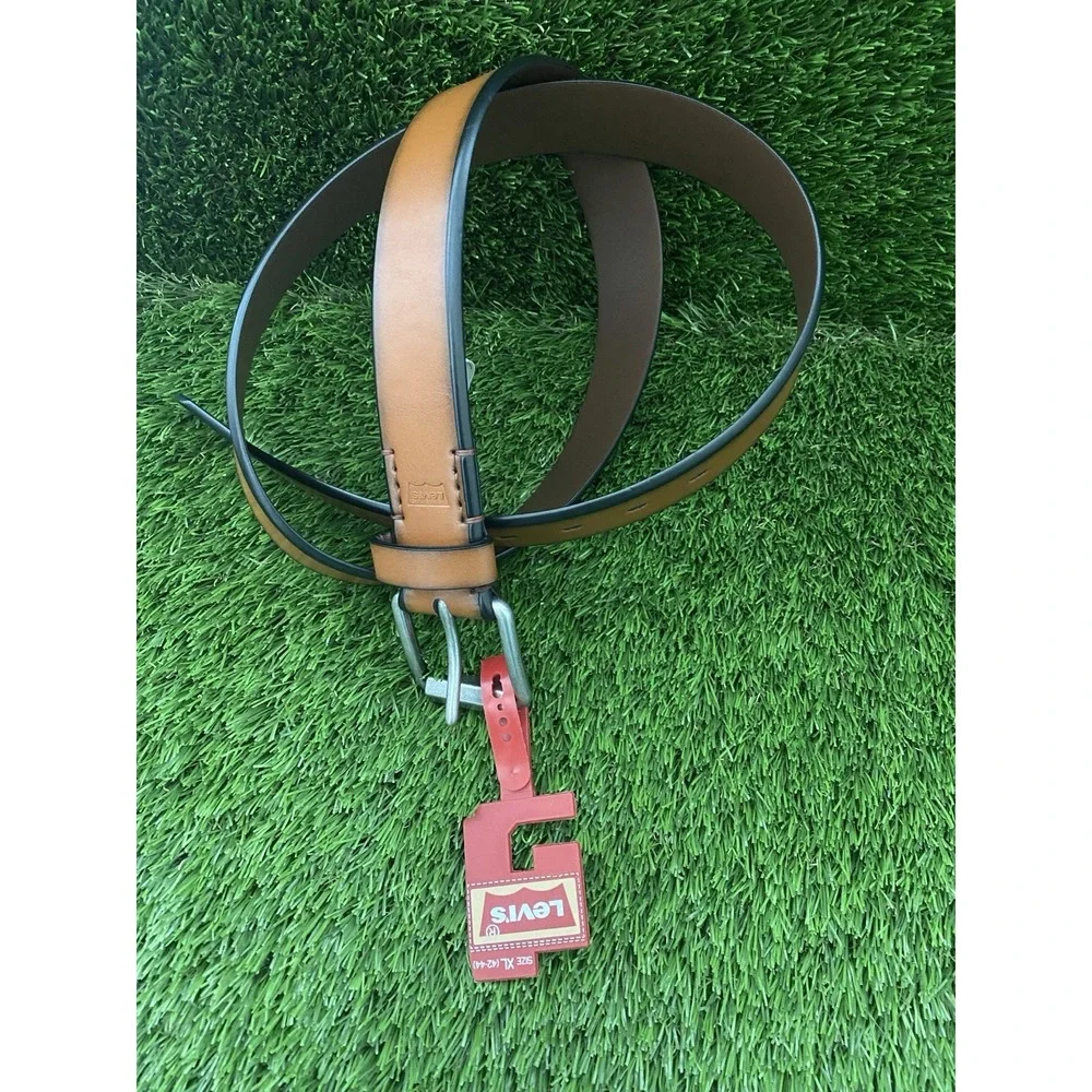 Levi's NWT Brown‎ XLarge XL Belt Men's 42-44 Synthetic Leather